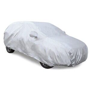 2XXL Silver Tone 170T Car Cover Outdoor Weather Waterproof Scratch Rain Snow